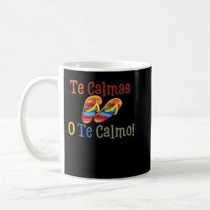 Taza De Café La morena hispana hispana latinoamericana se desli