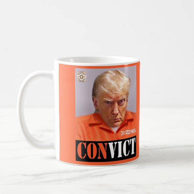 Taza De Café La MUG-Shot de Trump — (Izquierda)