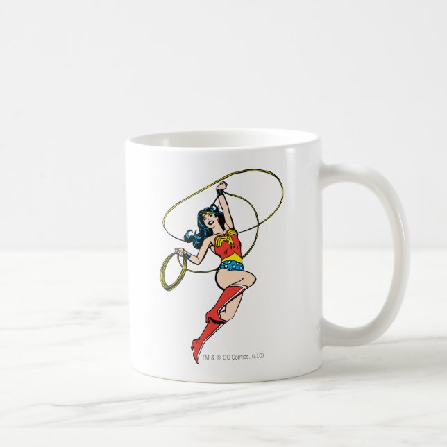 Taza De Café La mujer maravilla Lasso de la verdad (Derecha)