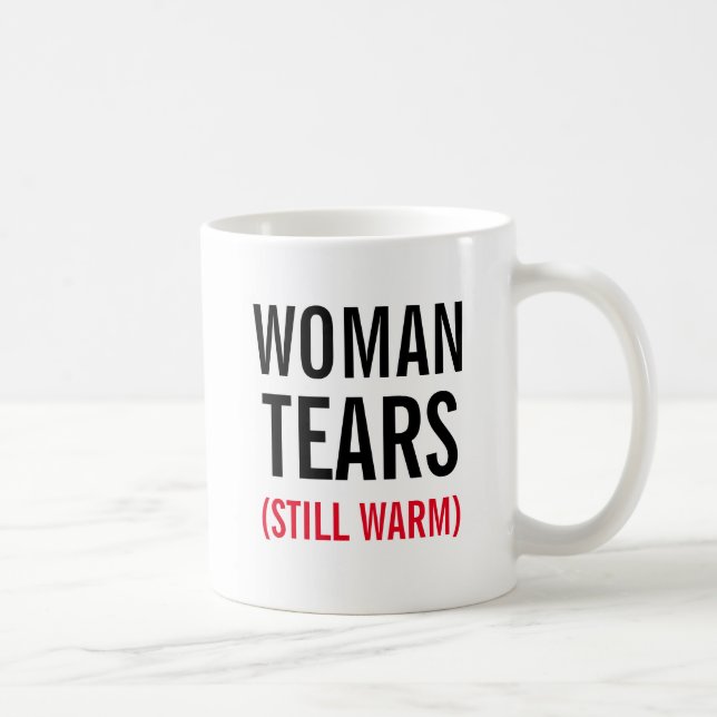 Taza De Café La mujer todavía rasga caliente (Derecha)