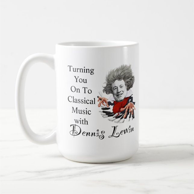 Taza De Café La música clásica de 15 oz (Izquierda)