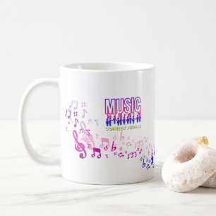 Taza De Café La música conecta a la gente Mug clásico #11
