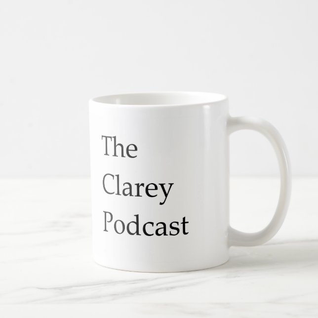 Taza De Café La música de Clarey Podcast (Derecha)