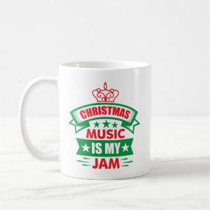 Taza De Café La música de Navidad es mi rollo-86254