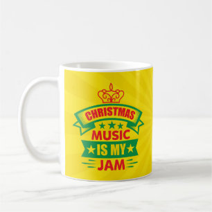 Taza De Café La música de Navidad es mi rollo-86254