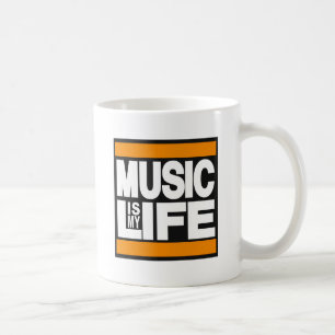 Taza De Café La música es mi naranja de la vida