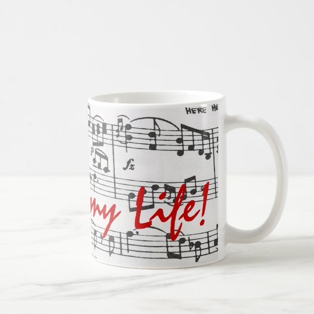 Taza De Café La música es mi vida (Derecha)