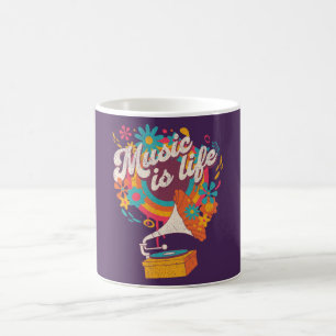 Taza De Café La música es vida