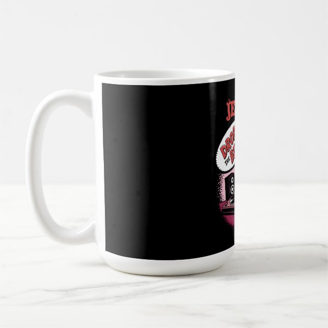 Taza De Café La Música Graciosa Deja A La Avena (Izquierda)