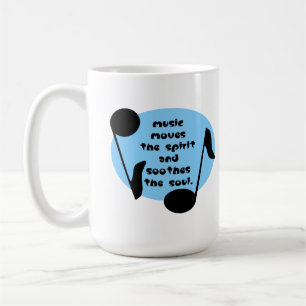 Taza De Café La música suaviza el espíritu
