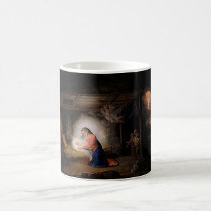 Taza De Café La Natividad de Cristo (por Vladimir Borovikovsky)