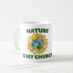 Taza De Café La naturaleza es mi iglesia