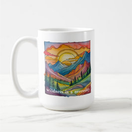 Taza De Café La naturaleza salvaje es una necesidad salvar nues