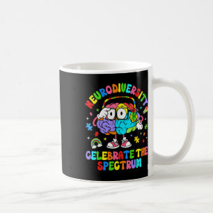 Taza De Café La neurodiversidad celebra el autismo cerebral del