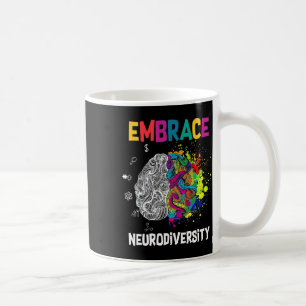 Taza De Café La neurodiversidad celebra el autismo cerebral del