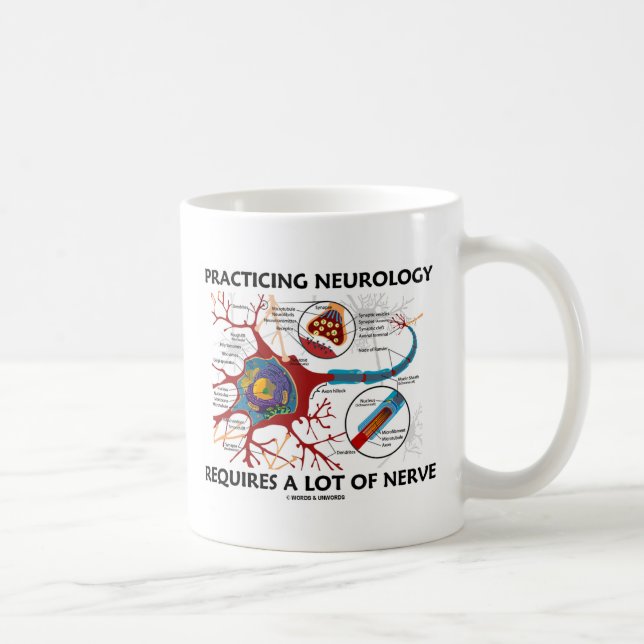 Taza De Café La neurología practicante requiere mucho nervio (Derecha)