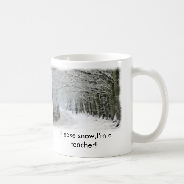 Taza De Café ¡La nieve, nieva por favor, yo es profesor! (Derecha)