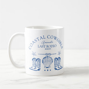Taza De Café La niña de la costa bota la fiesta de la soltera o