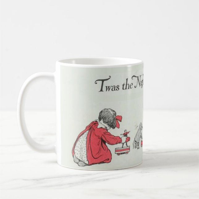 Taza De Café La noche antes de los Navidades. Niños (Izquierda)