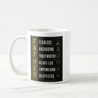 Taza De Café La norma del padre (en blanco por dentro)