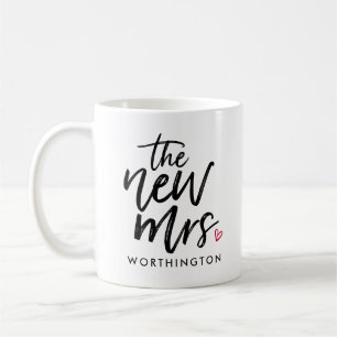 Taza De Café La nueva señora (su nuevo apellido)