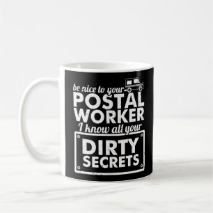 Taza De Café La Oficina De Correos Es Agradable Para Los Secret