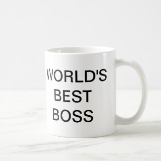 Taza De Café la oficina - Mejor Jefe Mug del Mundo