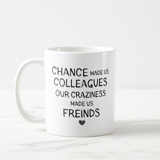 Taza De Café La Oportunidad Hizo Que Los Colegas De Ee. Uu. Tuv (Izquierda)