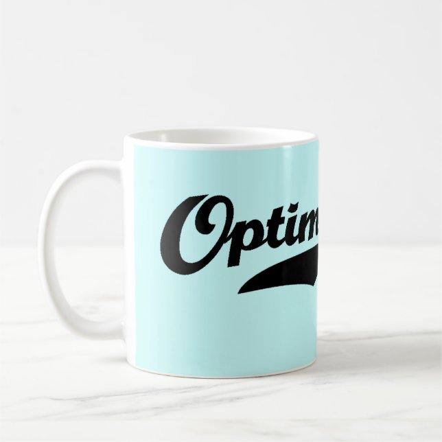 Taza De Café La optimización ocurre aquí Mug (Izquierda)