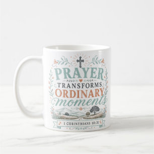 Taza De Café La oración transforma momentos ordinarios Cita cri