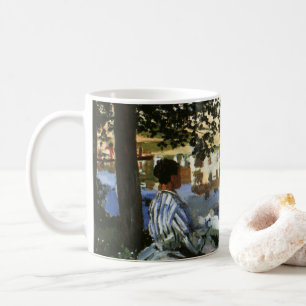 Taza De Café La orilla del Sena, Bennecourt de Claude Monet