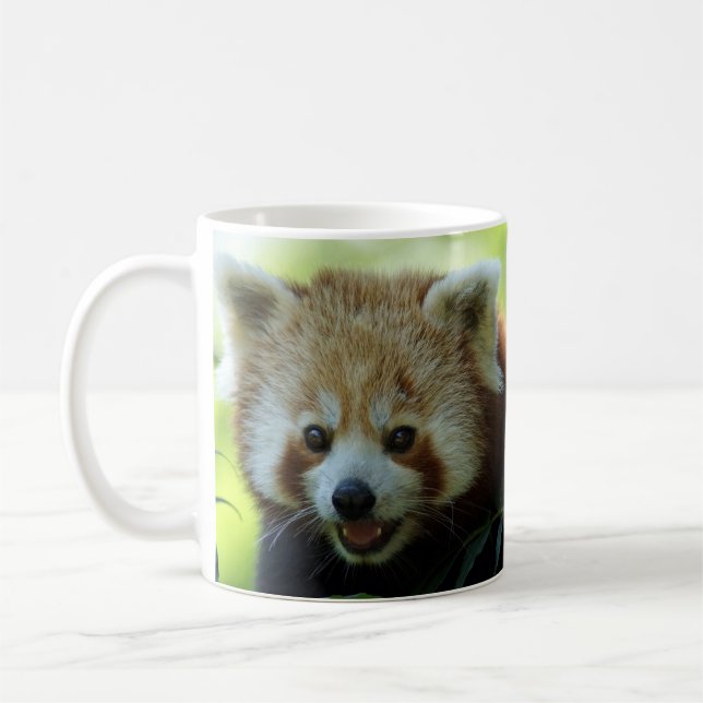 Taza De Café ¡La panda roja está despierta! (Izquierda)