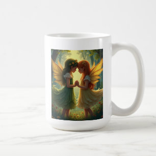 Taza De Café La pareja de hadas amorosas Mugs