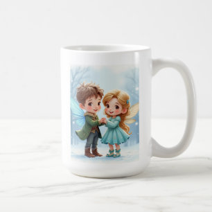 Taza De Café La pareja de hadas amorosas Mugs