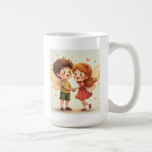 Taza De Café La pareja de hadas amorosas Mugs