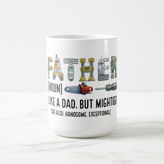 Taza De Café La paternidad mecánica: construida para durar (Centro)