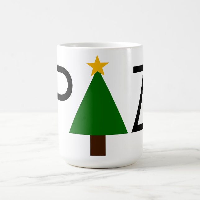 Taza De Café La paz de los Navidades - Green Tree Mug (Centro)