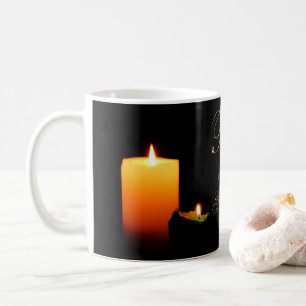Taza De Café La paz en la Tierra Navidades Velas Mug