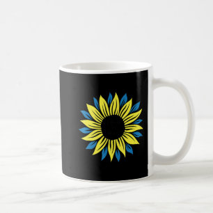 Taza De Café La paz en Ucrania girasol para las mujeres Volante