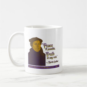 Taza De Café La paz y la verdad de Martin Luther