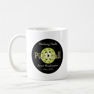 Taza De Café La pelota de pickleball del tipo Dinking Dude