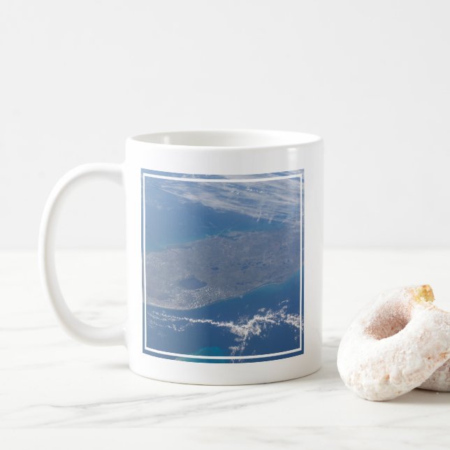 Taza De Café La Península de Florida. (Con donut)