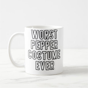 Taza De Café La peor pimienta de Halloween para parejas