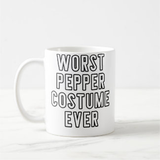 Taza De Café La peor pimienta de Halloween para parejas
