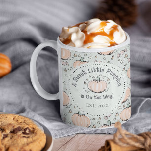 Taza De Café La pequeña calabaza verde dulce madre de ser
