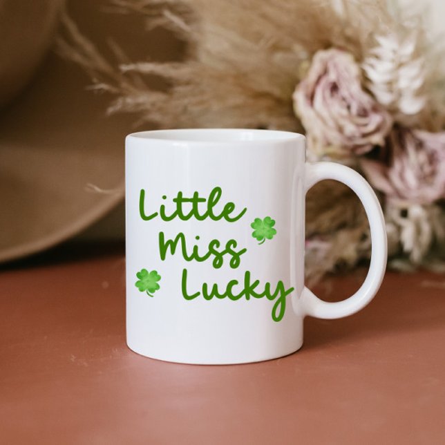 Taza De Café La pequeña Miss Suerte San Patricio, café verde Mu (Subido por el creador)
