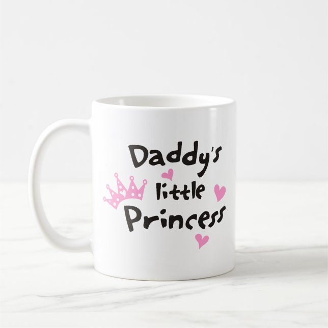 TAZA DE CAFÉ LA PEQUEÑA PRINCESA DEL PAPÁ (Izquierda)