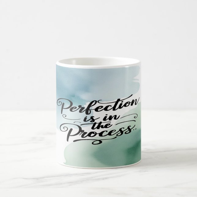 Taza De Café La perfección está en el proceso (Centro)