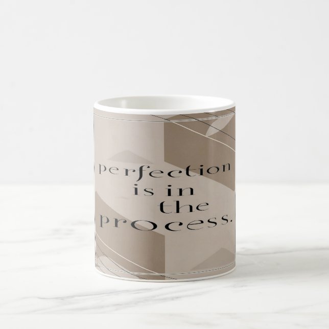 Taza De Café La perfección está en el proceso (Centro)