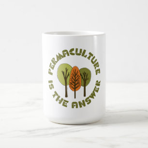 Taza De Café La permacultura es la respuesta